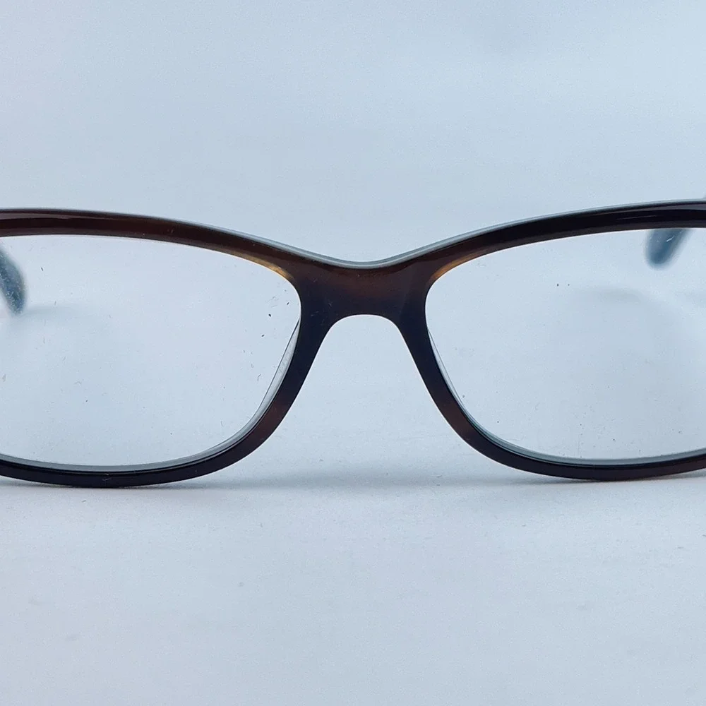 Fossil‎ Cassie 0DY1 Women Eyeglasses Brown & Blue Plastic Full Rim 52-14-135 mm